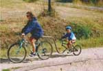 attache vélo enfant , drivjunior , vélo enfant 14 pouce attelé avec barre attelage , velo suiveur , vélo suiveur